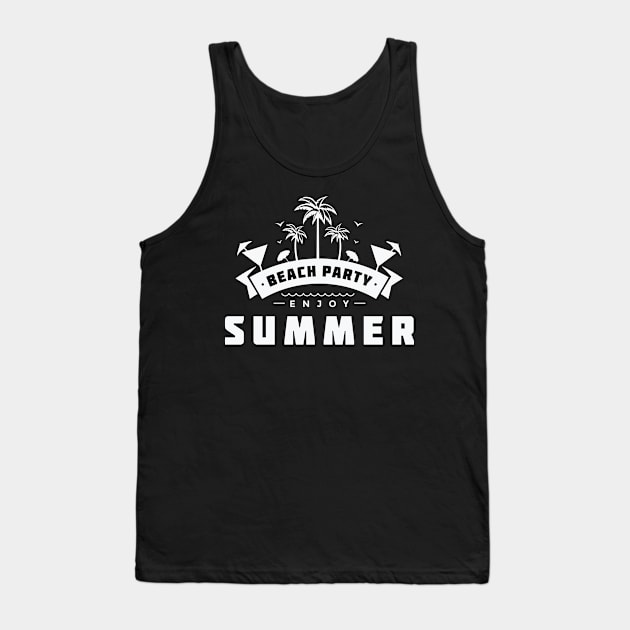 ☀ Beach party ☀ Enjoy Summer ☀ Tank Top by Naumovski